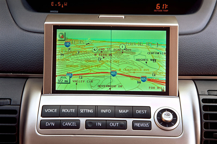 2003 - 2007 Infiniti G35 Sport Coupe Navigation Screen Picture